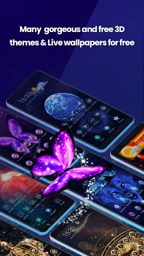 Скриншот 1 — Live Launcher Lite-3Dwallpaper