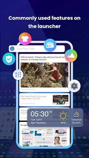 Скриншот 5 — Live Launcher Lite-3Dwallpaper