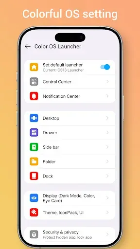 Скриншот 8 — Colorful OS Launcher: Themes
