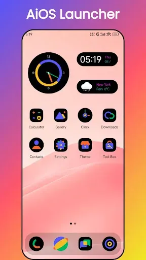 Скриншот 1 — AiOS launcher: Ai OS