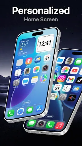 Скриншот 2 — Phone OS: Liquid Glass