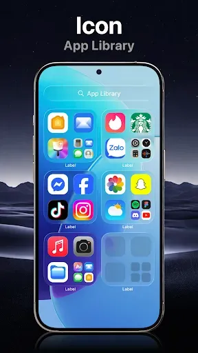 Скриншот 3 — Phone OS: Liquid Glass