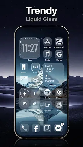 Скриншот 4 — Phone OS: Liquid Glass