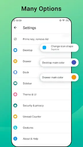 Скриншот 4 — Quick Launcher for Android 16