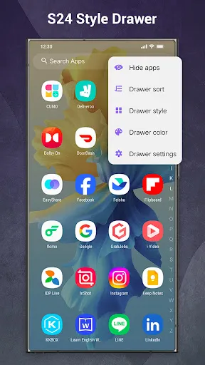 Скриншот 2 — SO S24 Launcher for Galaxy S
