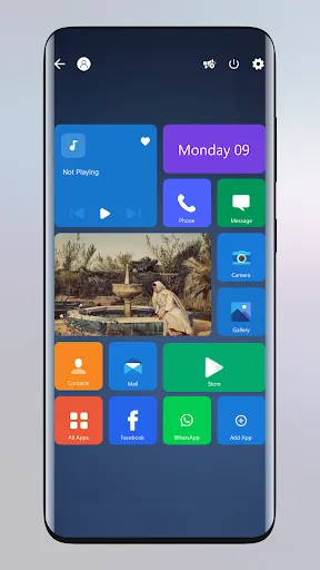 Скриншот 1 — Win 11 Launcher Pro