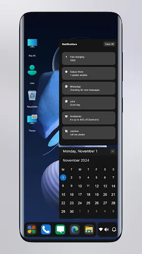 Скриншот 2 — Win 11 Launcher Pro