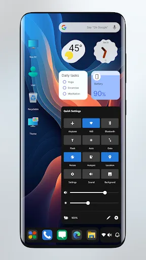 Скриншот 3 — Win 11 Launcher Pro