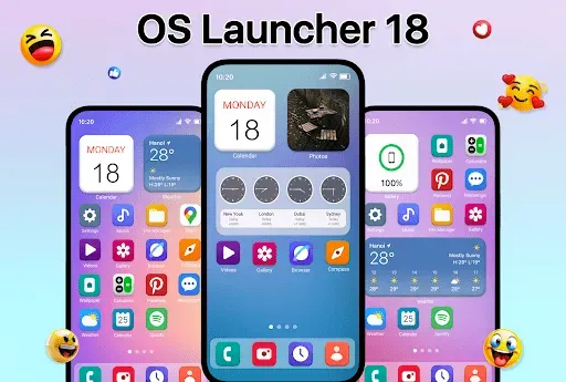 Скриншот 1 — OS Launcher 18 - iLauncher OS