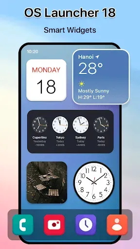 Скриншот 3 — OS Launcher 18 - iLauncher OS