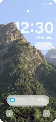 Скриншот 2 — Lock Screen OS