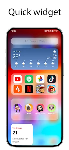 Скриншот 2 — OS Launcher 18 - Phone 16 Max