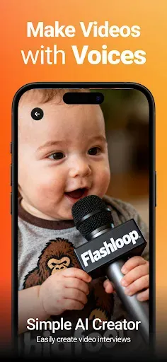 Скриншот 2 — Flashloop: AI Video Generator