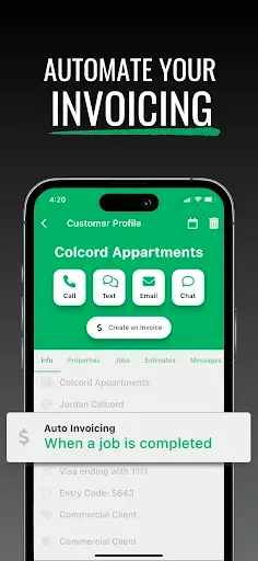 Скриншот 1 — Lawn Buddy Management Software