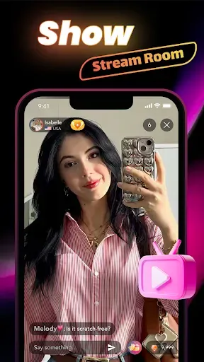 Скриншот 1 — TickLiv - Live Video Chat