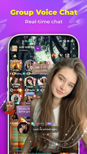 Скриншот 2 — Layla-Voice Chat & Party Rooms