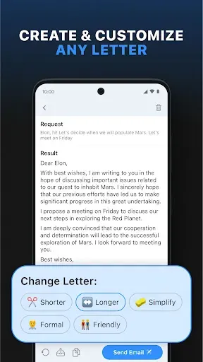 Скриншот 2 — Lazy Mail: AI Email Assistant