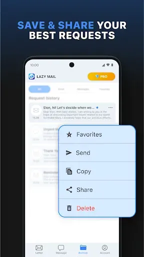 Скриншот 6 — Lazy Mail: AI Email Assistant