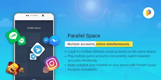 Скриншот 5 — Parallel Space - app cloning