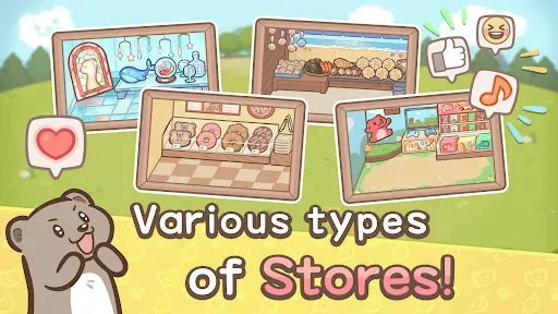 Скриншот 3 — Welcome! Otter Town: cute game
