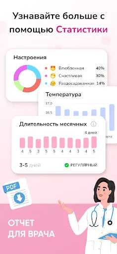 Скриншот 4 — Женский Календарь Месячных