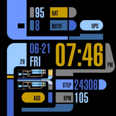 Скриншот 6 — TREK: 24th Century Watch v2