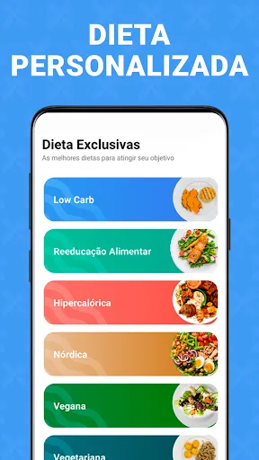 Скриншот 1 — Alimente-se - Dieta e Macros