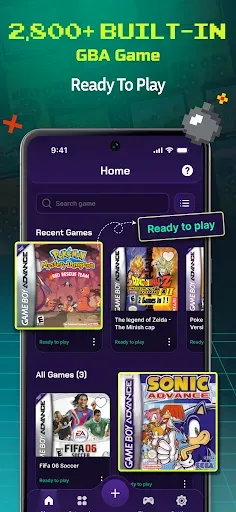 Скриншот 3 — GBA Emulator Retro Games & ROM