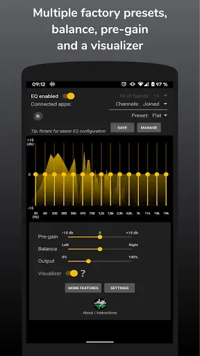 Скриншот 2 — SpotEQ31 - 31 Band Equalizer