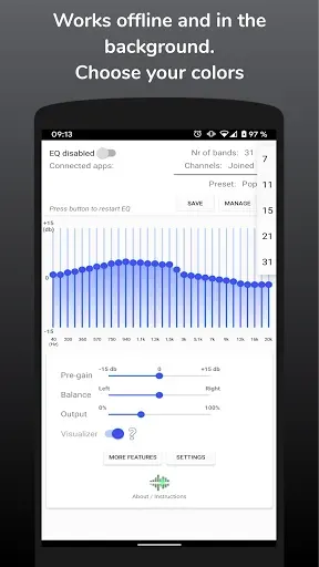 Скриншот 3 — SpotEQ31 - 31 Band Equalizer