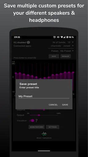 Скриншот 4 — SpotEQ31 - 31 Band Equalizer