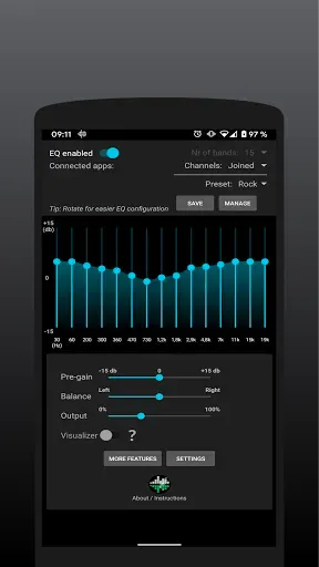 Скриншот 6 — SpotEQ31 - 31 Band Equalizer