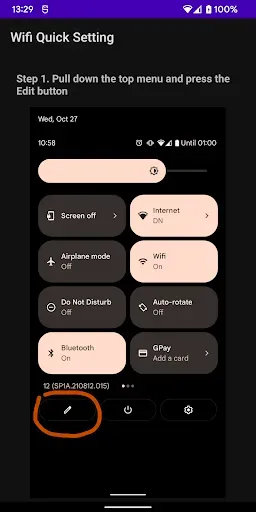 Скриншот 7 — Wifi Quick Setting: Android 12