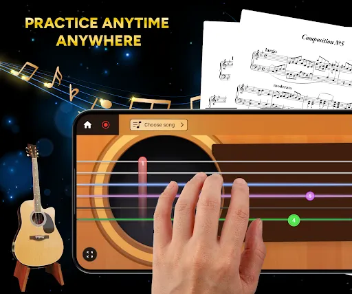 Скриншот 2 — Learn Guitar - Classic Guitar