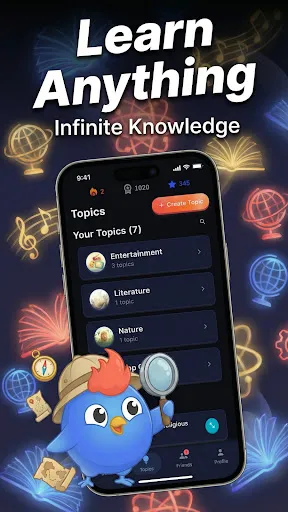Скриншот 1 — LearnClash: Learn Any Topic