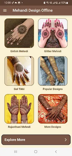 Скриншот 2 — Mehandi Design Offline
