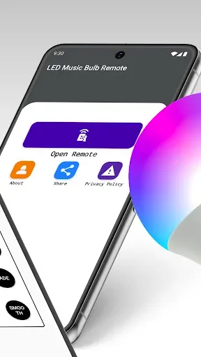 Скриншот 2 — led music bulb remote control