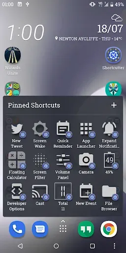 Скриншот 3 — Shortcutter Quick Settings