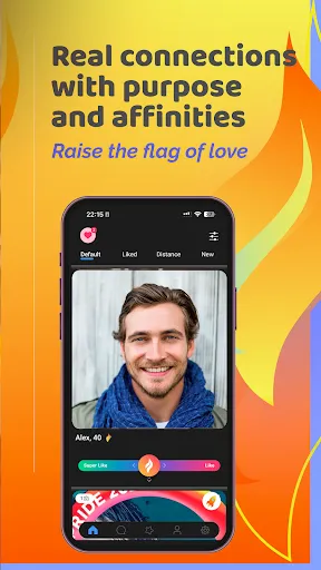 Скриншот 2 — Fyra - Dating for Progressives