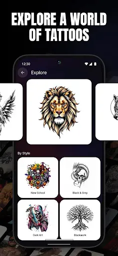 Скриншот 5 — TattooInk: AI Tattoo Generator
