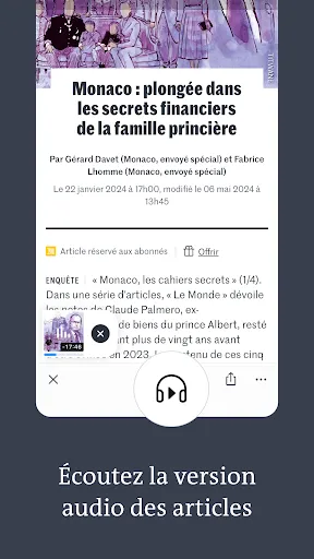 Скриншот 3 — Le Monde, Actualités en direct