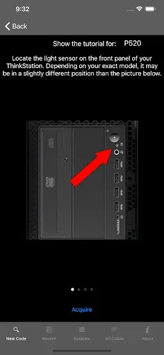 Скриншот 1 — Lenovo PC Diagnostics 2.0