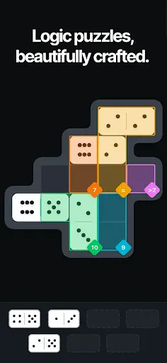 Скриншот 1 — dotio: Pips Domino Puzzles