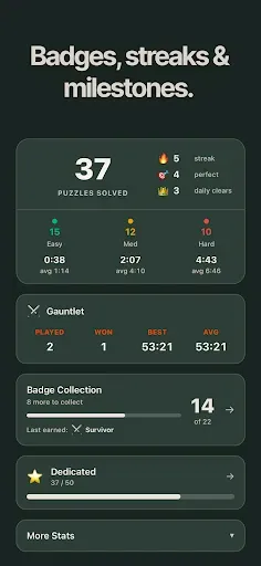 Скриншот 3 — loopr: Yajilin Logic Puzzles
