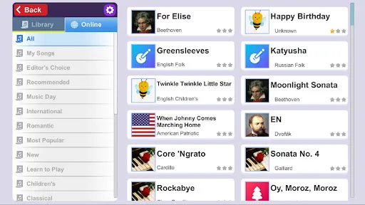 Скриншот 2 — Piano ORG : Play Real Keyboard