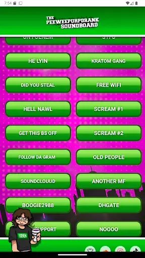 Скриншот 4 — PeeWee Purpdrank's Soundboard
