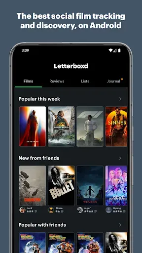 Скриншот 1 — Letterboxd