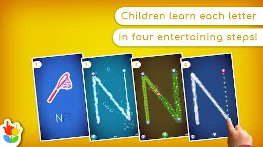 Скриншот 1 — LetterSchool - Learn to Write