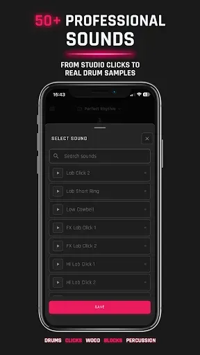 Скриншот 2 — Metronome Lab: Счетчик BPM