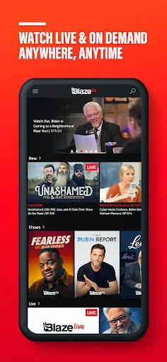 Скриншот 1 — BlazeTV